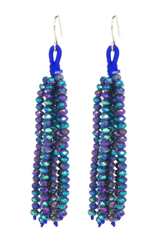 SUZIE Q CRYSTAL TASSEL EARRINGS 2 SUZIE Q CRYSTAL TASSEL EARRINGS