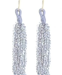SUZIE Q CRYSTAL TASSEL EARRINGS 6 SUZIE Q CRYSTAL TASSEL EARRINGS