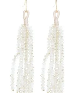 SUZIE Q CRYSTAL TASSEL EARRINGS