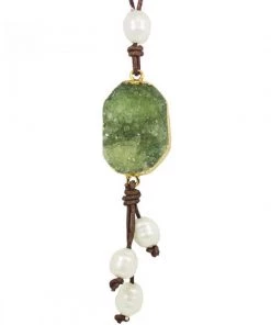 SUZIE Q NECKLACES DRUZY PEARL NECKLACE