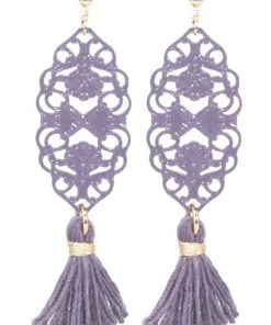 SUZIE Q FILIGREE TASSEL EARRINGS