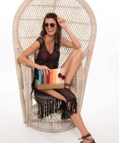 MUCHE ET MUCHETTE LOUISETTE FLOWER CROCHET COVER UP COVER UPS