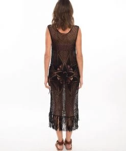 MUCHE ET MUCHETTE LOUISETTE FLOWER CROCHET COVER UP COVER UPS