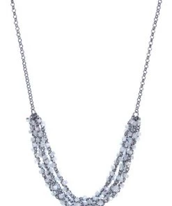 SUZIE Q SQUARE CRYSTAL NECKLACE NECKLACES