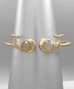 GOLDEN STELLA METAL WHALE BRACELET BRACELETS