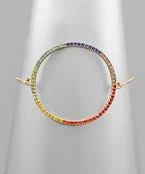 GOLDEN STELLA BRACELETS RAINBOW CIRCLE BRACELET