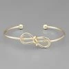 GOLDEN STELLA BRACELETS RIBBON CUFF BRACELET