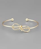 GOLDEN STELLA BRACELETS RIBBON CUFF BRACELET