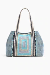AMERICA & BEYOND BLUE ANGEL TOTE BAG HANDBAGS/LUGGAGE