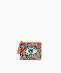 AMERICA & BEYOND EVIL EYE COIN BAG HANDBAGS/LUGGAGE