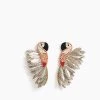 AMERICA & BEYOND PEACHY PARROT EARRINGS