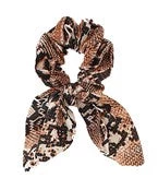 GOLDEN STELLA SHORTS SNAKESKIN SHORT PONYTAIL SCRUNCHIE