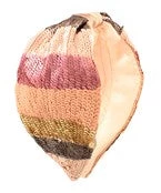 GOLDEN STELLA SEQUIN BLOCK HEADBAND