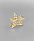 GOLDEN STELLA SMALL STAR CLAW HAIR CLIP