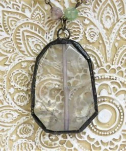 MELANIA CLARA STONE BEAD NECKLACE