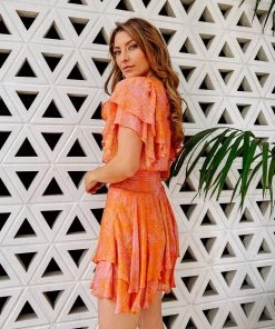 GILNER FARRAR DRESSES FINLEY DRESS FLOATING FLOWERS