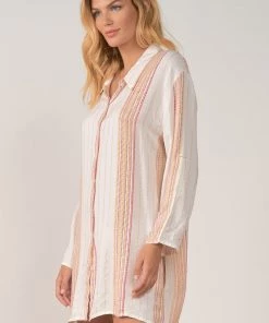 ELAN BOYFRIEND STRIPE SHIRT 7 ELAN BOYFRIEND STRIPE SHIRT