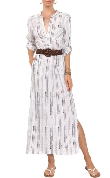 EVERYDAY RITUAL DRESSES TRACEY SHORT SLEEVE TEXTURED LONG DRESS 2 EVERYDAY RITUAL DRESSES TRACEY SHORT SLEEVE TEXTURED LONG DRESS