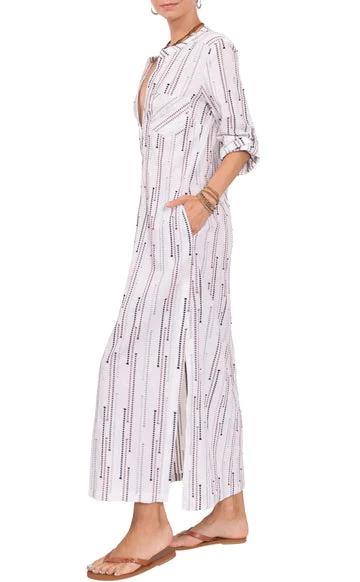 EVERYDAY RITUAL DRESSES TRACEY SHORT SLEEVE TEXTURED LONG DRESS 5 EVERYDAY RITUAL DRESSES TRACEY SHORT SLEEVE TEXTURED LONG DRESS