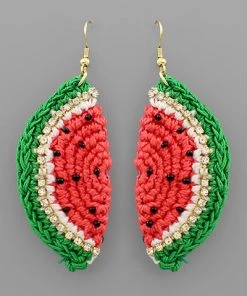 GOLDEN STELLA WATERMELON EARRINGS