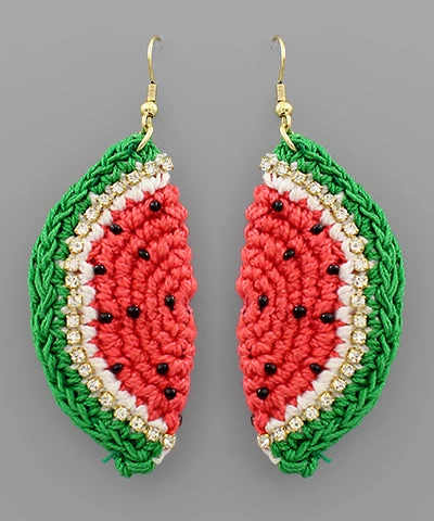 GOLDEN STELLA WATERMELON EARRINGS 1 GOLDEN STELLA WATERMELON EARRINGS