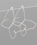 GOLDEN STELLA WIRE BUTTERFLY EARRINGS