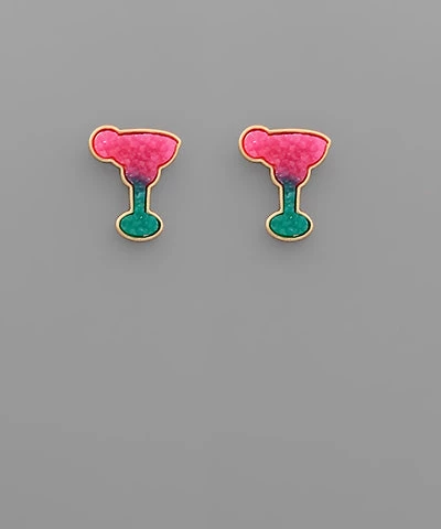 GOLDEN STELLA DRUZY STUD EARRINGS 2 GOLDEN STELLA DRUZY STUD EARRINGS