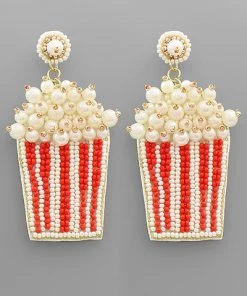 GOLDEN STELLA POPCORN EARRINGS