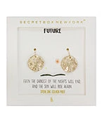 GOLDEN STELLA BOXED CHARM EARRINGS