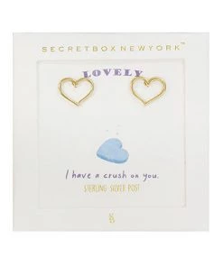 GOLDEN STELLA BOXED CHARM EARRINGS