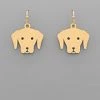 GOLDEN STELLA DOG LOVER EARRINGS