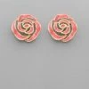 GOLDEN STELLA EPOXY ROSE EARRINGS