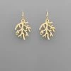 GOLDEN STELLA SPARKLY CORAL REEF EARRINGS