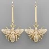 GOLDEN STELLA EARRINGS BEE DANGLE EARRING