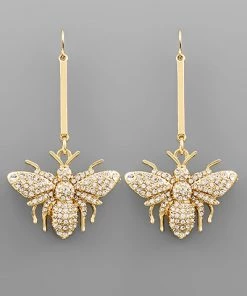 GOLDEN STELLA EARRINGS BEE DANGLE EARRING