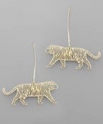 GOLDEN STELLA TIGER FILIGREE EARRINGS
