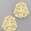 GOLDEN STELLA LION FILIGREE EARRINGS