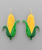 GOLDEN STELLA CORN EPOXY EARRINGS