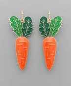 GOLDEN STELLA CARROT EPOXY EARRING EARRINGS