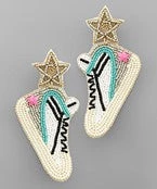 GOLDEN STELLA SNEAKERS STAR EARRINGS