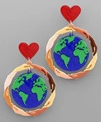 GOLDEN STELLA GLOBE EARRINGS