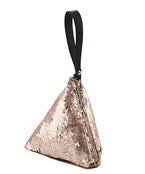 GOLDEN STELLA SEQUIN PYRAMID CROSSBODY BAG HANDBAGS/LUGGAGE