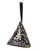 GOLDEN STELLA SEQUIN PYRAMID CROSSBODY BAG HANDBAGS/LUGGAGE