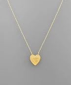 GOLDEN STELLA HEARTBURST CHARM NECKLACE NECKLACES