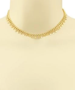 GOLDEN STELLA NECKLACES MULTILAYER GOLD CHAIN NECKLACE WITH STARS