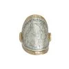 TAT2 DESIGNS INC GOLD MARIA THERESA CURVED COIN RING RINGS