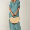 ELAN 'DON'T BE JADED" MAXI DRESS
