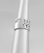 GOLDEN STELLA RINGS LINKED CIRCLES RING