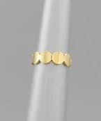GOLDEN STELLA MULTI CIRCLE CUFF RING