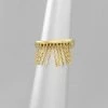 GOLDEN STELLA CHAIN FRINGE RING
